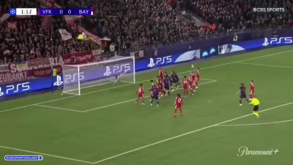 谁能想到？维京开场2分钟角球闪电破门，拜仁开局遭当头一棒！